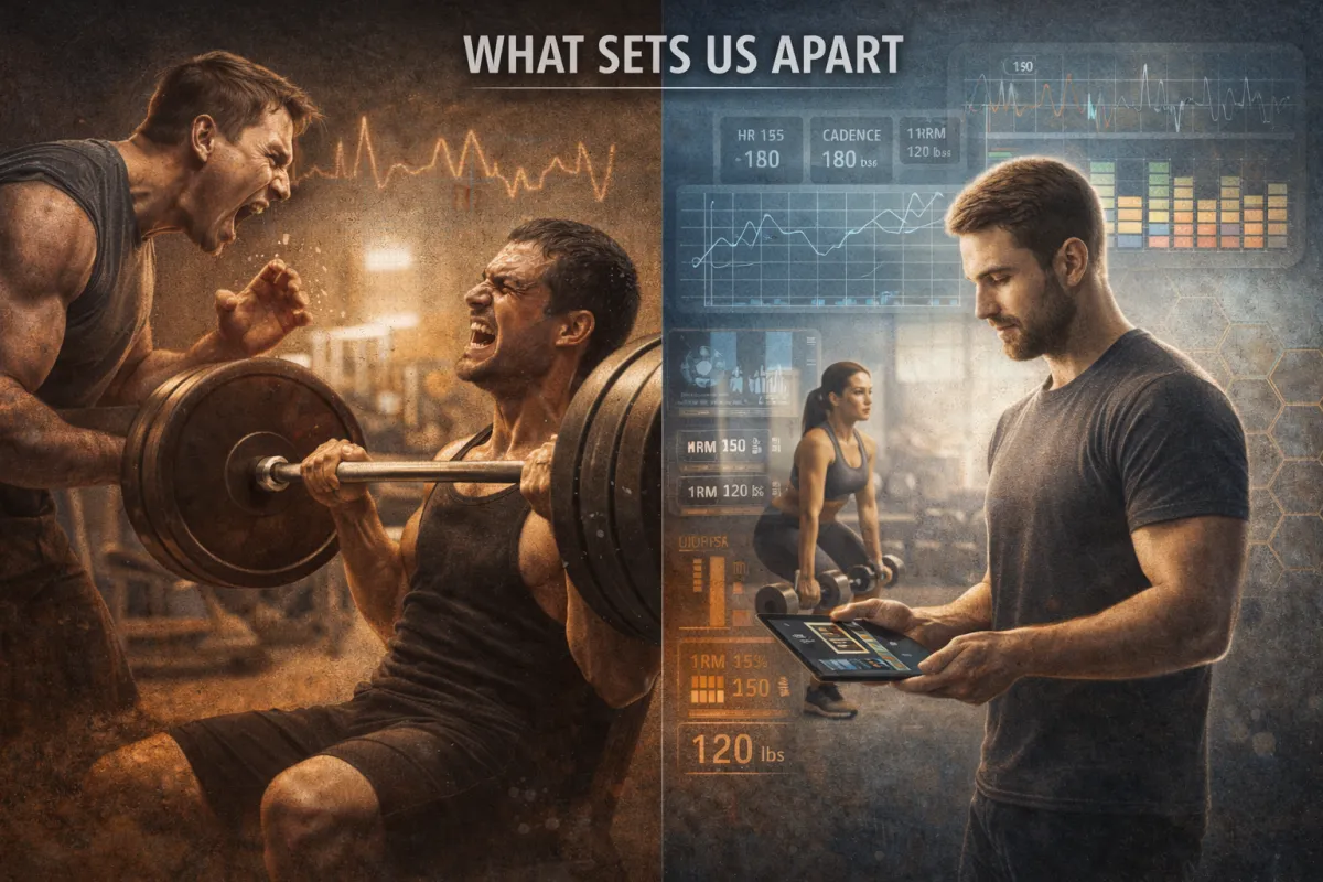 Close em olhar focado durante momento de esforço controlado, sem exagero emocional.