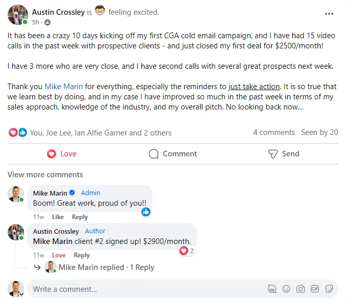 Attendee testimonial