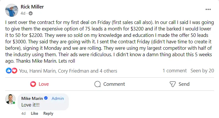 Attendee testimonial