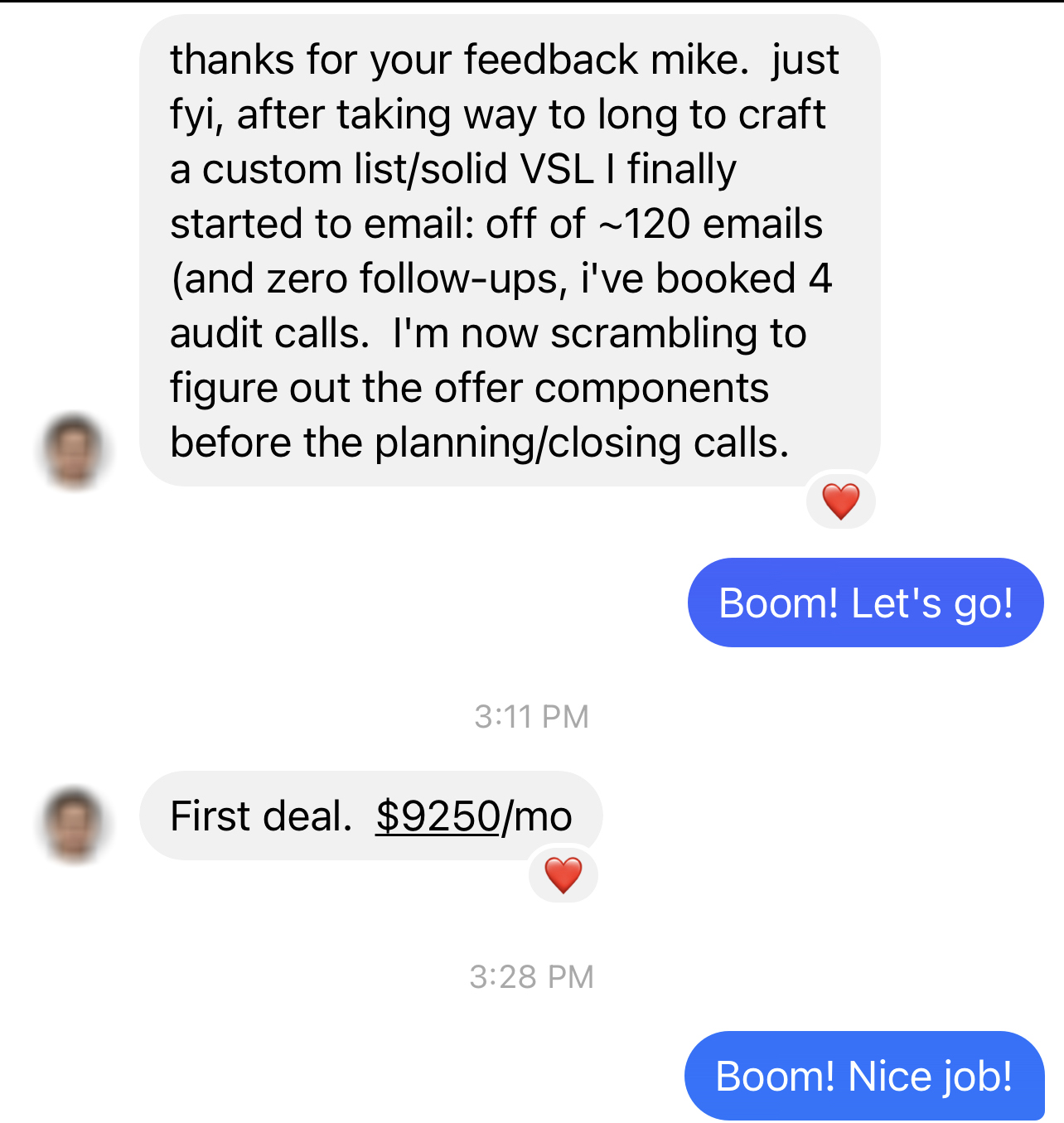 Attendee testimonial