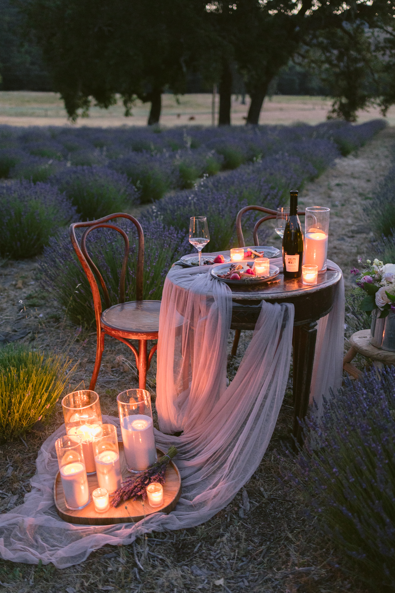 Quiet calming lifestyle moment pouring champagne