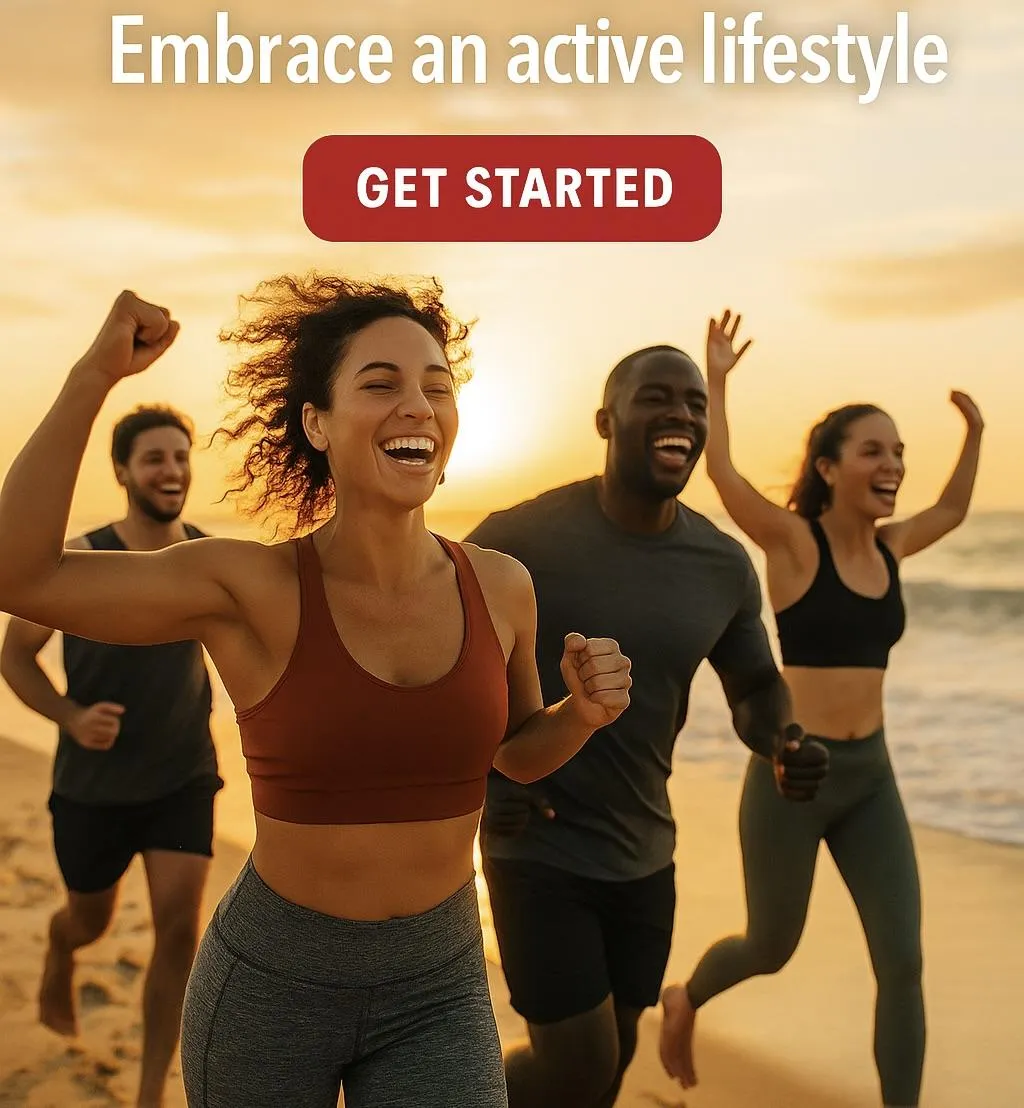 Group of women exercising together in a park.