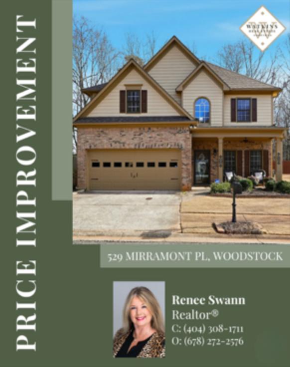 A house for sale in Woodstock Georgia