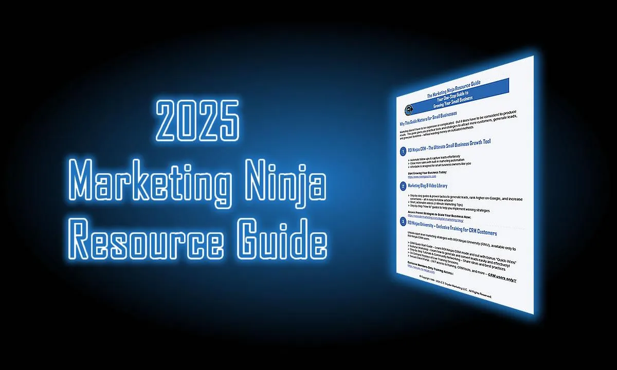 ROI Ninjas Weekly Kicks - Fee actionable marketing hacks for the average small business owner.