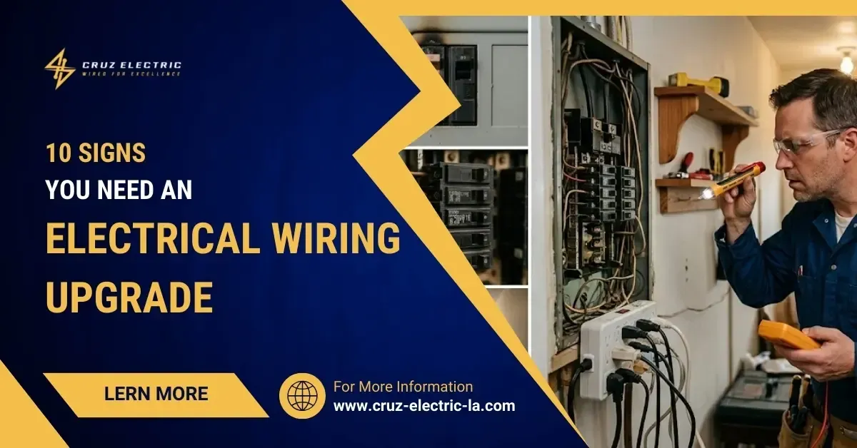 10 Signs You Need an Electrical Wiring Upgrade in Los Angeles Area