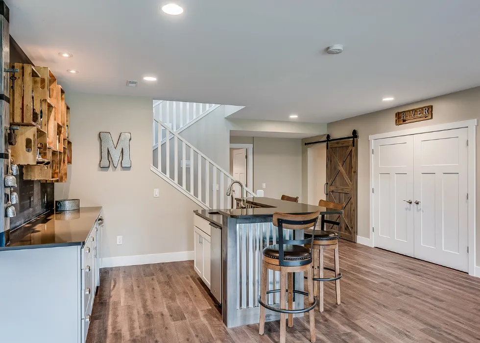 Spacious multi-room home addition in Wake County seamlessly integrated with the original architecture for expanded luxury living