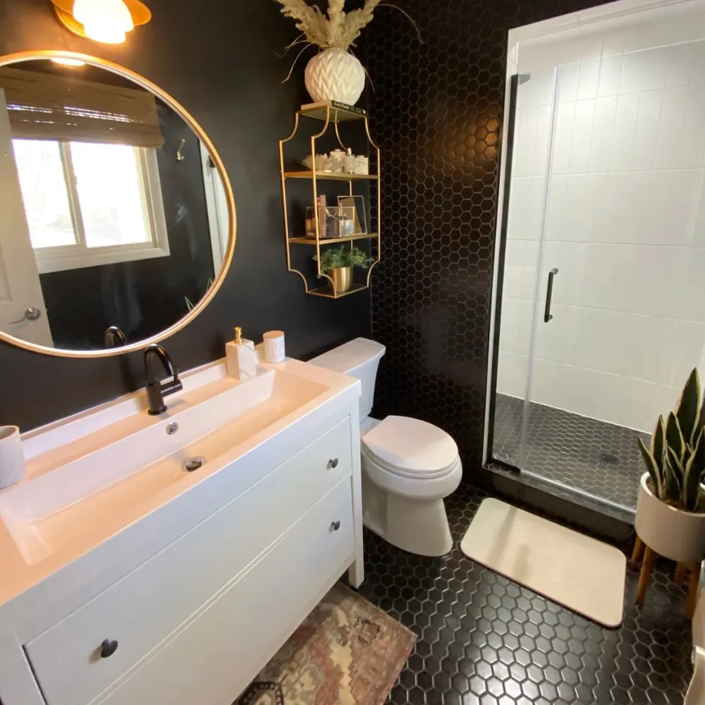 Spacious custom living room with high ceilings, elegant lighting, and a cozy fireplace, designed for comfort and style.