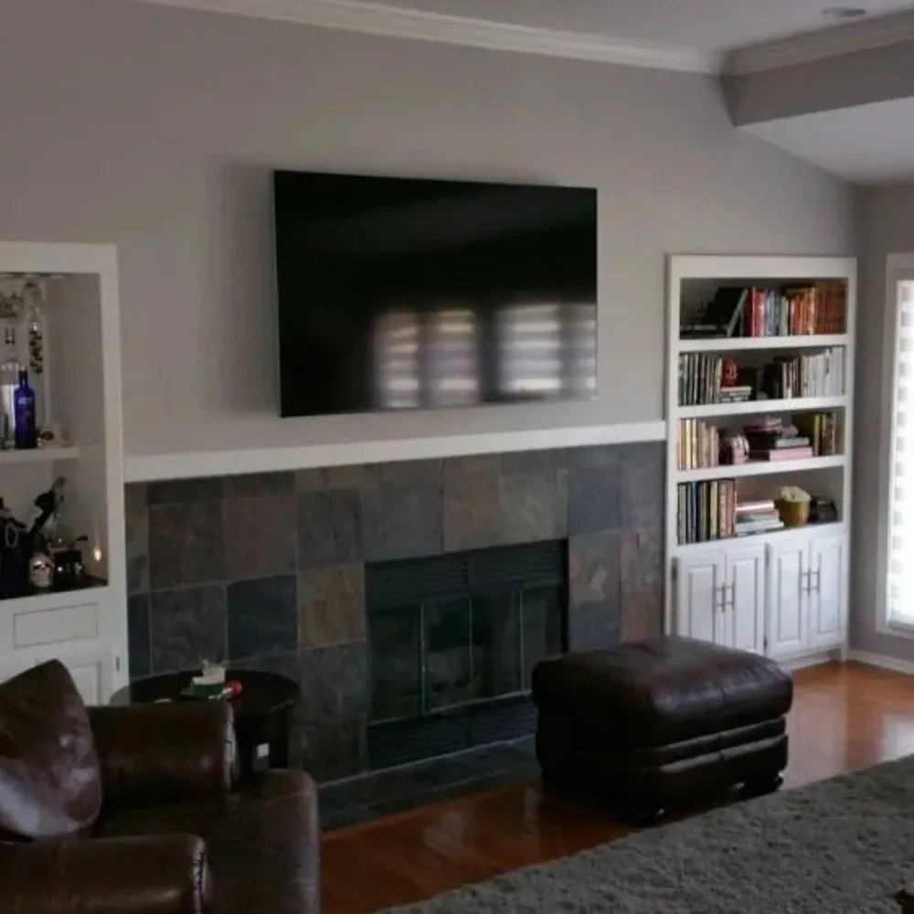 Custom home addition seamlessly blending with the existing structure, providing extra living space with high-quality craftsmanship and modern design.