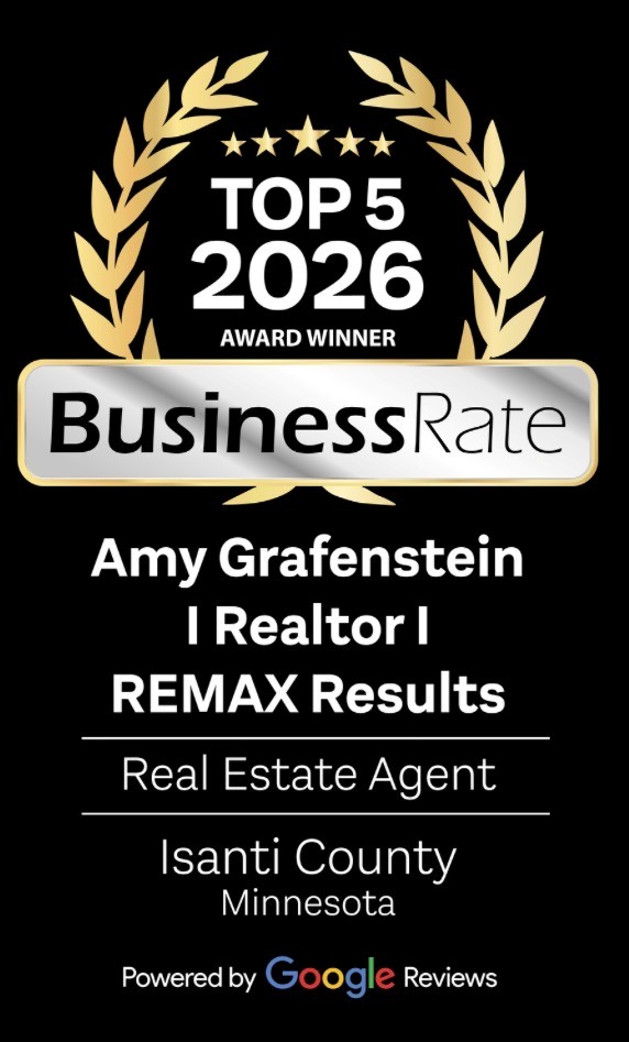 Amy Grafenstein Recognized as a Top 5 Real Estate Agent in Isanti County for 2026