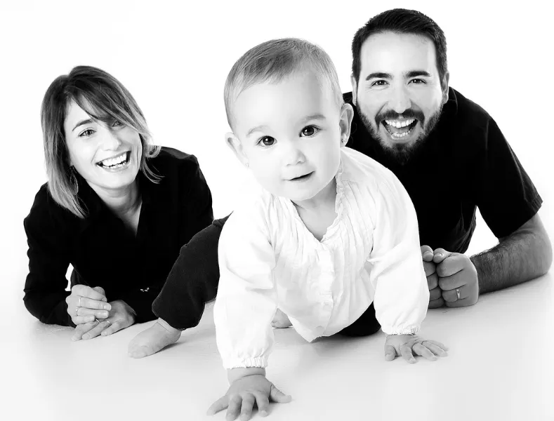 Family with Baby