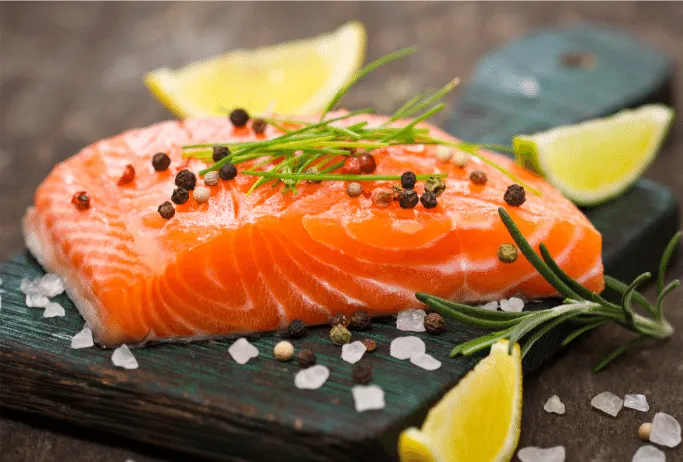 Salmon is a food to eat after your workout