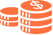 A stack of coin