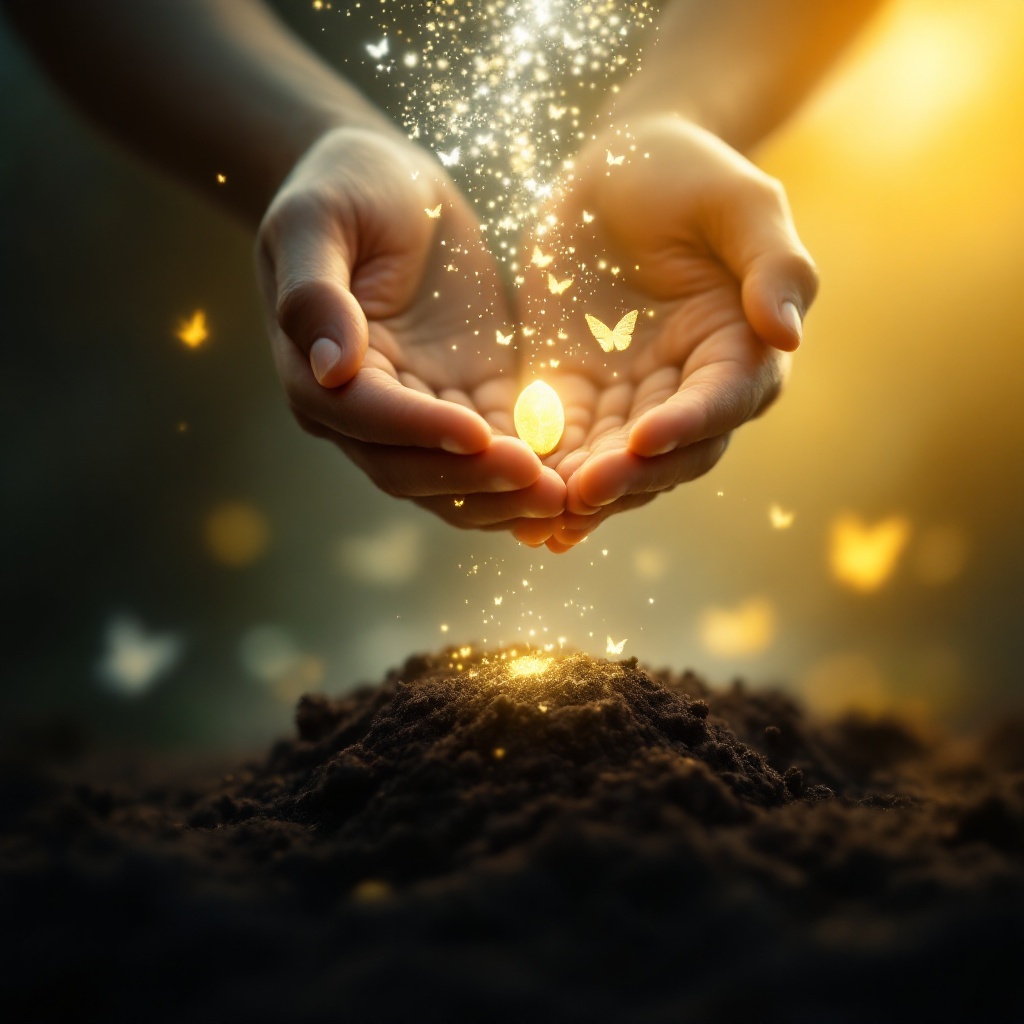 the planting of the seed