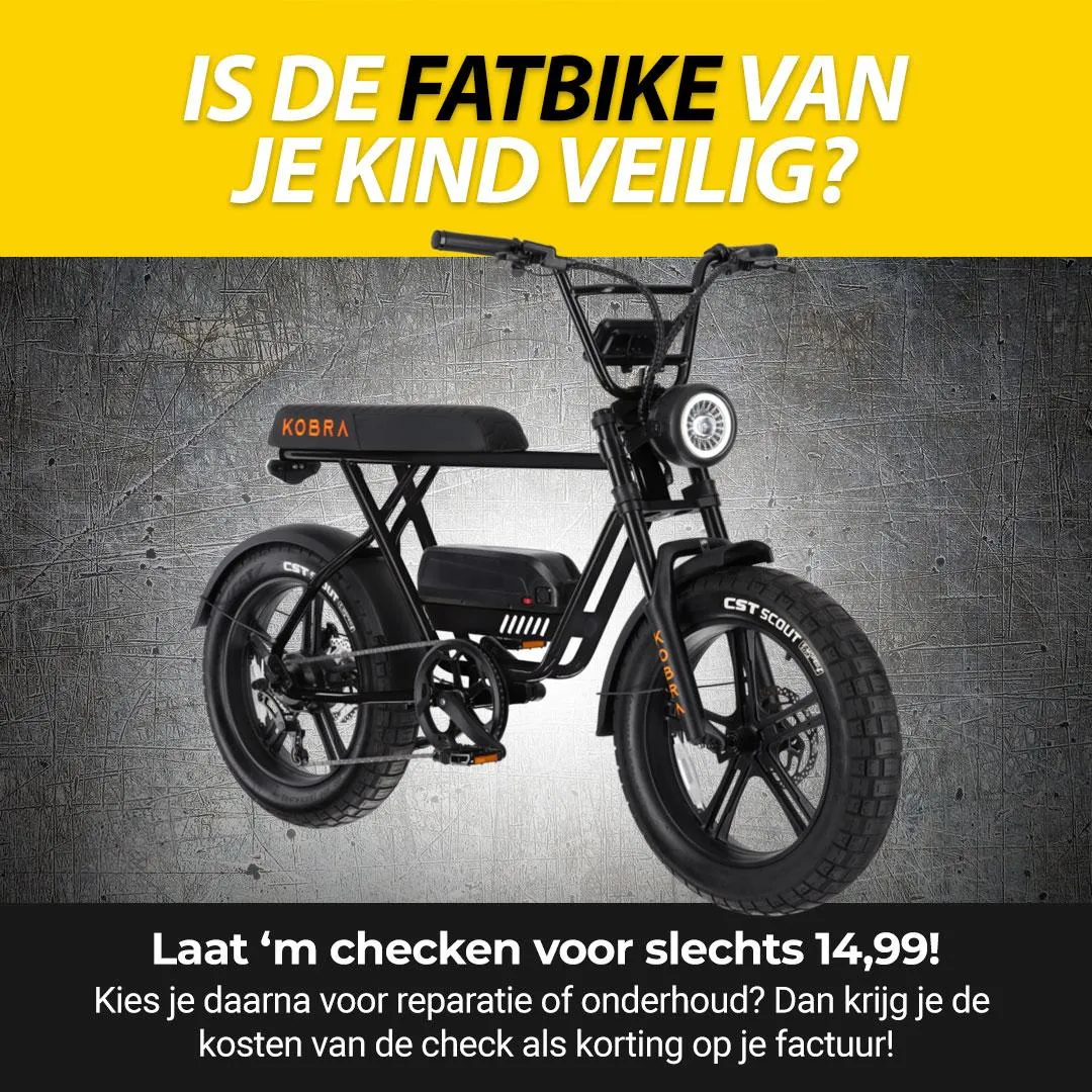 Is jouw fatbike wel veilig?