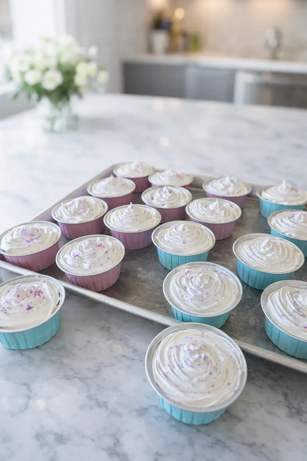 Brownie baskets ready for gifting