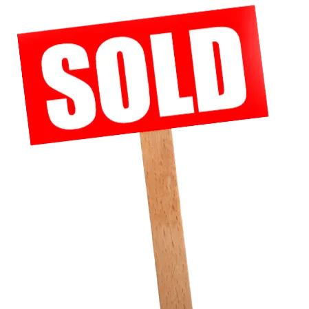 Property sold sign as we buy propertes