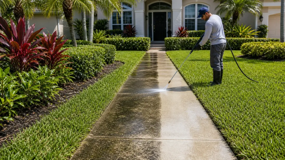 Winter Park Sidewalk Cleaning