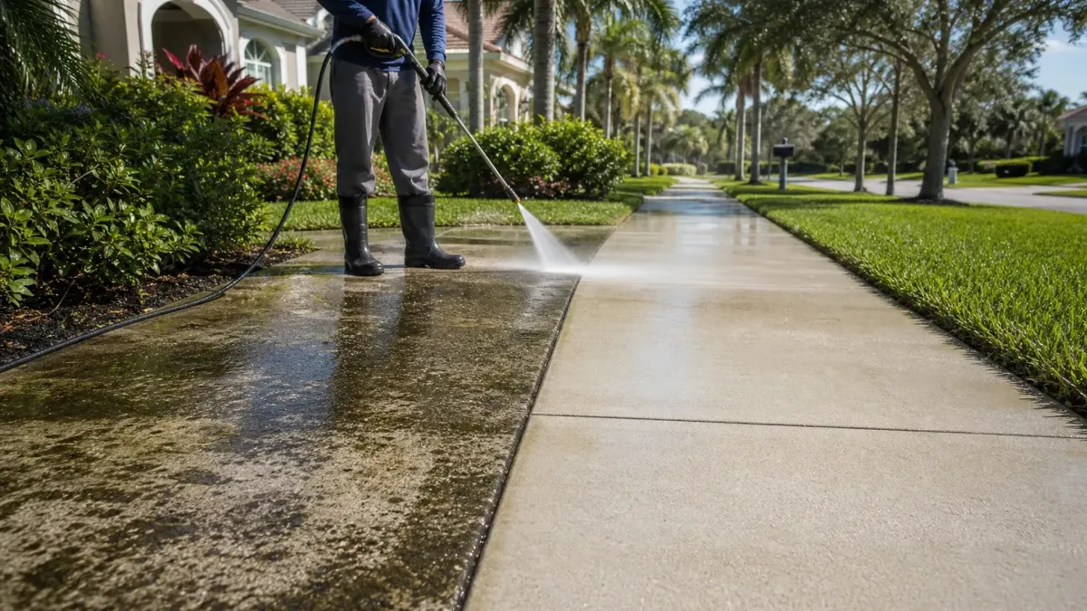 Orlando Sidewalk Cleaning