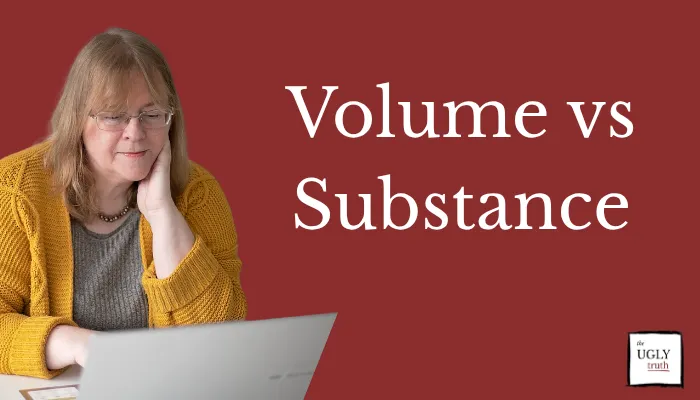 Volume vs Substance