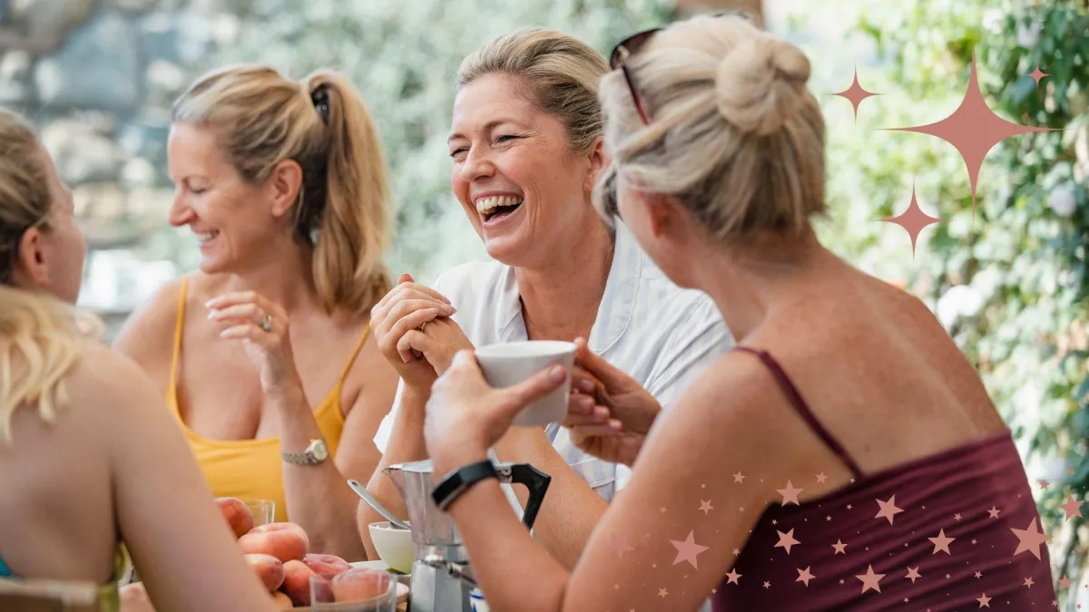 women laughing