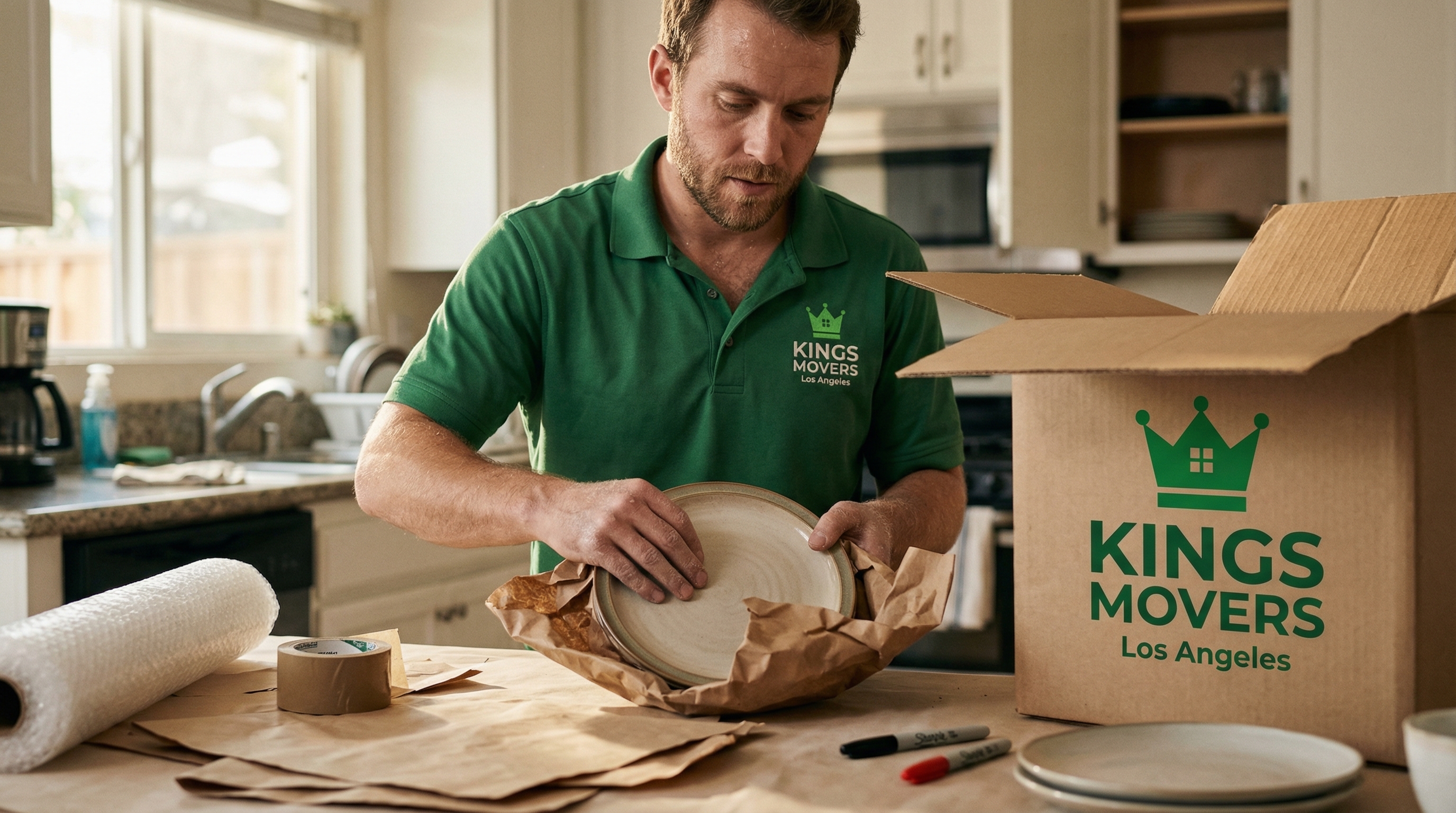 Kings Movers Los Angeles truck and moving crew — serving Hollywood, Downtown LA, Santa Monica and surrounding neighborhoods