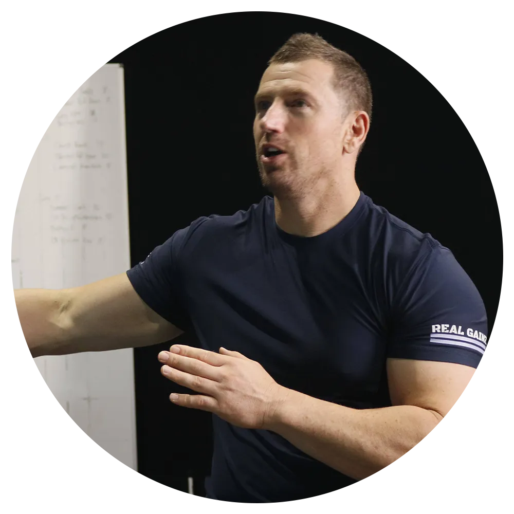 Real Gainz CEO Duane explaining a topic
