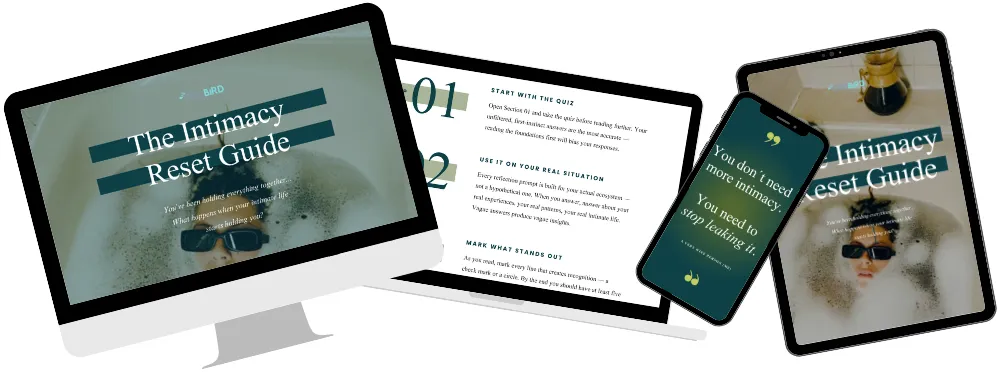 The Intimacy Reset Guide — self-intimacy workbook by Valentine Blue