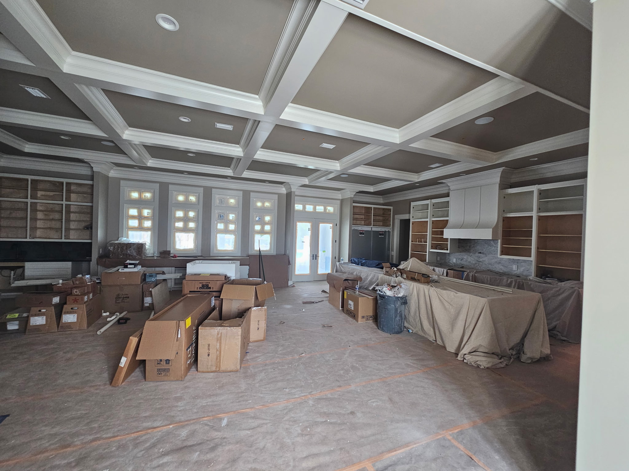 Recent craftsmanship project showing precise cabinetry
