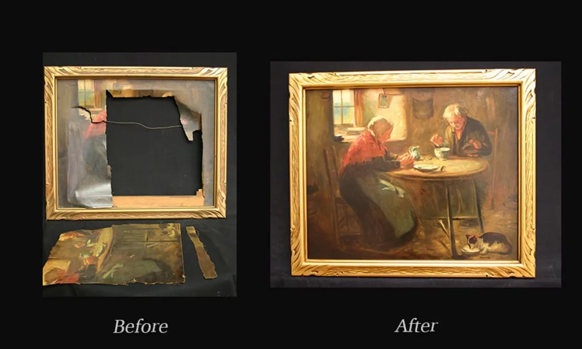 art restoration and picture frame repair in Milwaukee Whitefish Bay