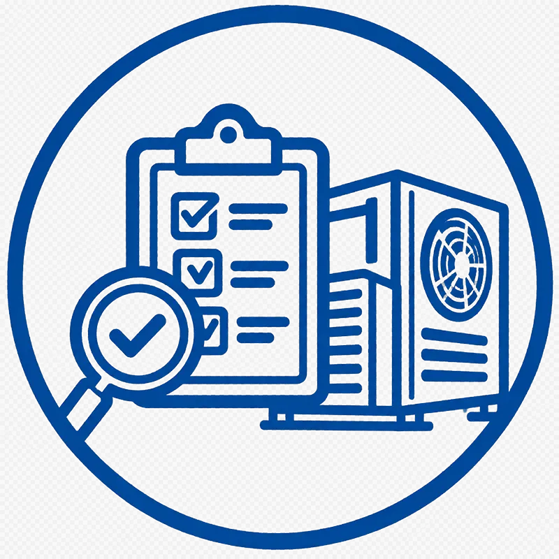 Consultation step icon - expert compressor requirement assessment