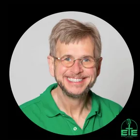 A neighborhood outreach meeting after a launch event, people gathered around a small portable speaker outdoors in golden-hour light, candid photorealistic scene showing connection and response.