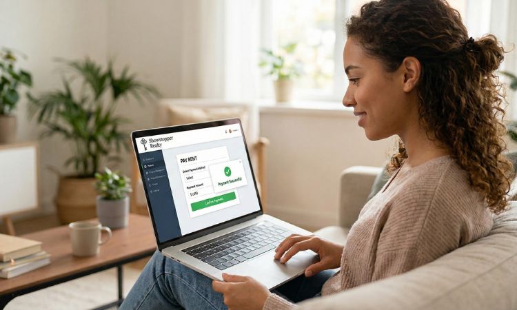 Princeton TX property management rent collection online portal system