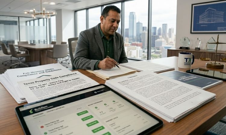 compliance property management Princeton TX fair housing lease enforcement