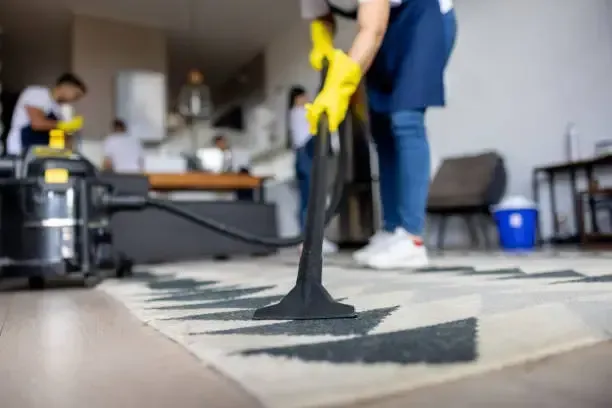 Eco-friendly cleaning services by Central Valley Building Maintenance in Manteca, featuring carpet and floor care solutions.