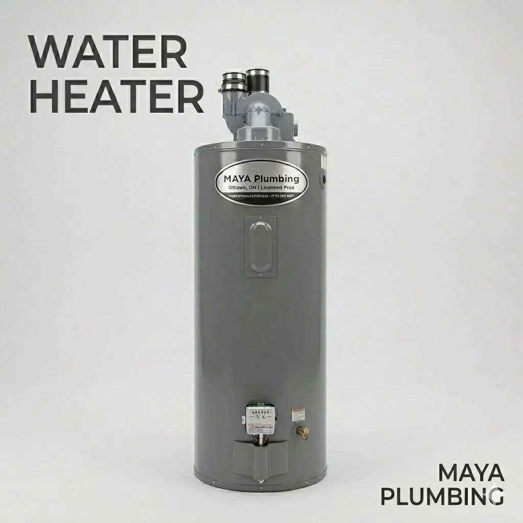 Installation of a new energy-efficient hot water heater for an Ottawa homeowner