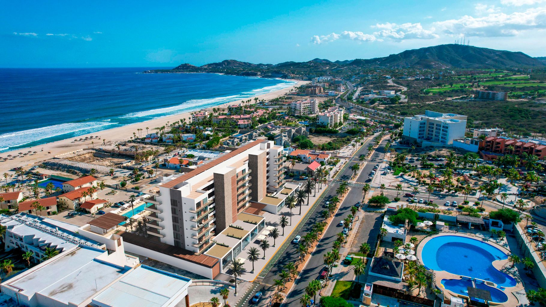 Vista panorámica de Los Cabos