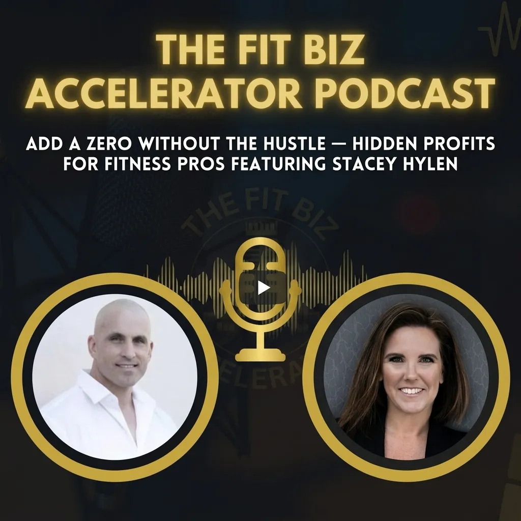 Stacey Hylen, The FitBiz Accelerator Podcast, add a zero without the hustle, hidden profits for fitness pros