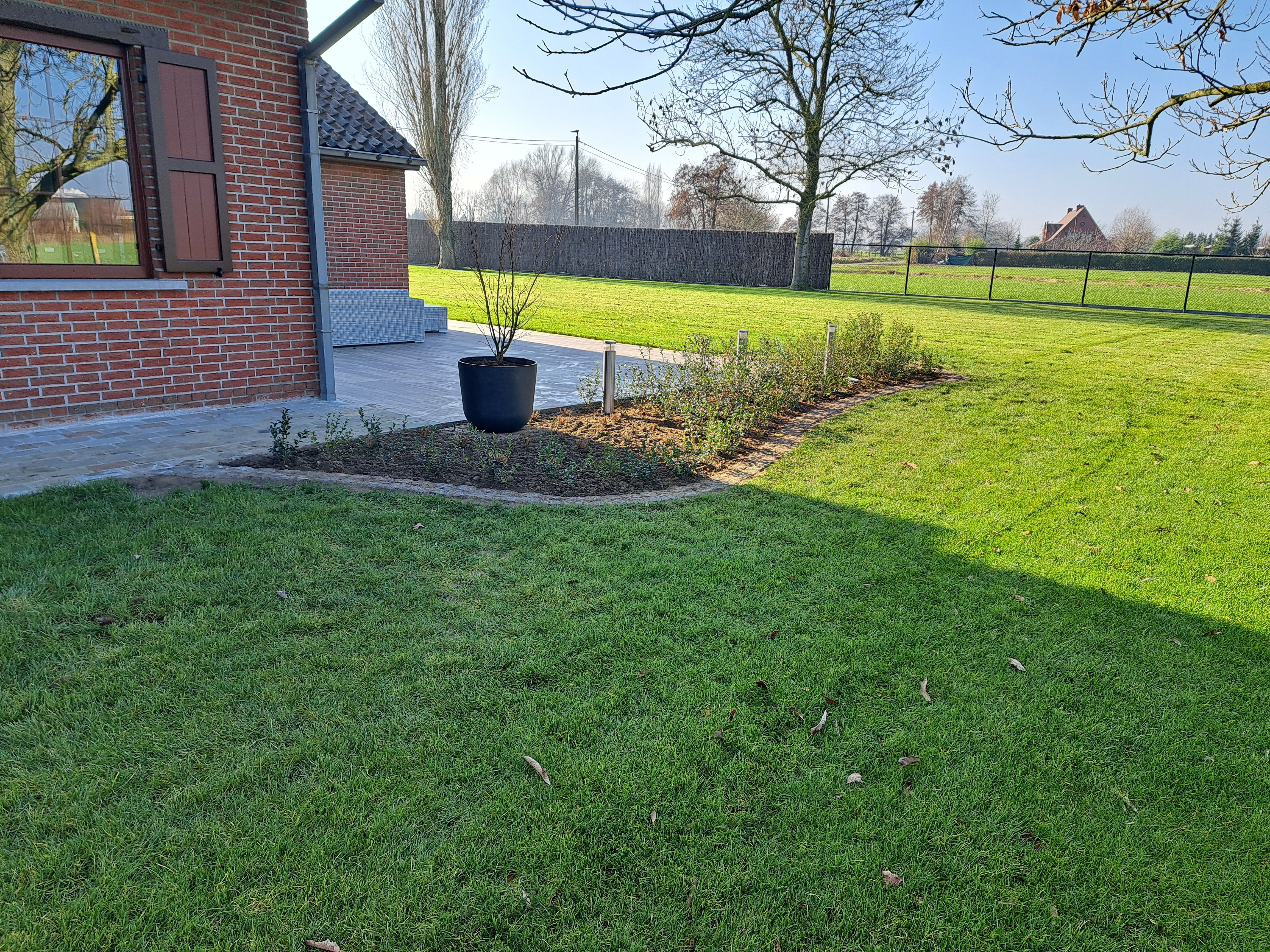 Voorbeeld van landschapsontwerp