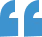 Blue Quotation Mark Logo