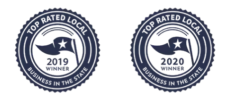 Two circular badges with a thumbs up icon in the center. The badge on the left reads "Top Rated Seller" and the badge on the right reads "Best Selling Product." Perfect for showcasing Blue Collar Home Loans' trusted services and popular offerings.