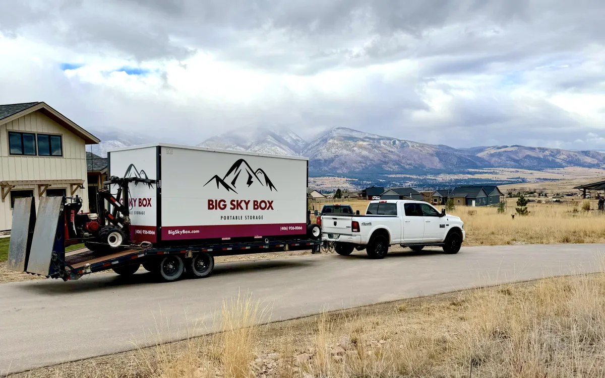 image of Big Sky Box Portable Storage in Missoula truck, 