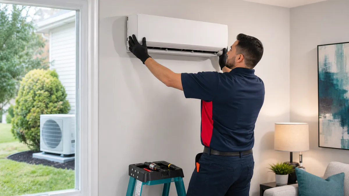{{ custom_values.service_2 }} for efficient comfort in additions, older homes, apartments, offices, and hard-to-condition rooms. in Saddle Brook