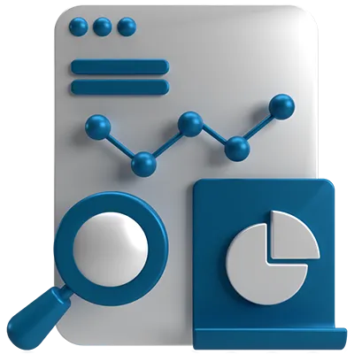 Accounting & Analytics Icon Graphic