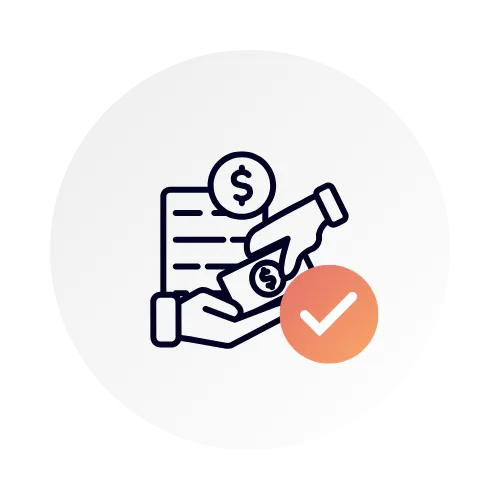 Easy payment management icon