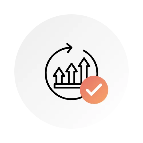 Scalable for growth icon