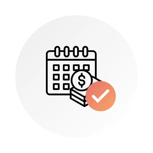 Payment schedules icon