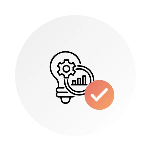 Data driven insights icon