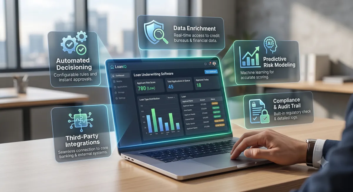 Automated Loan Underwriting Software Features