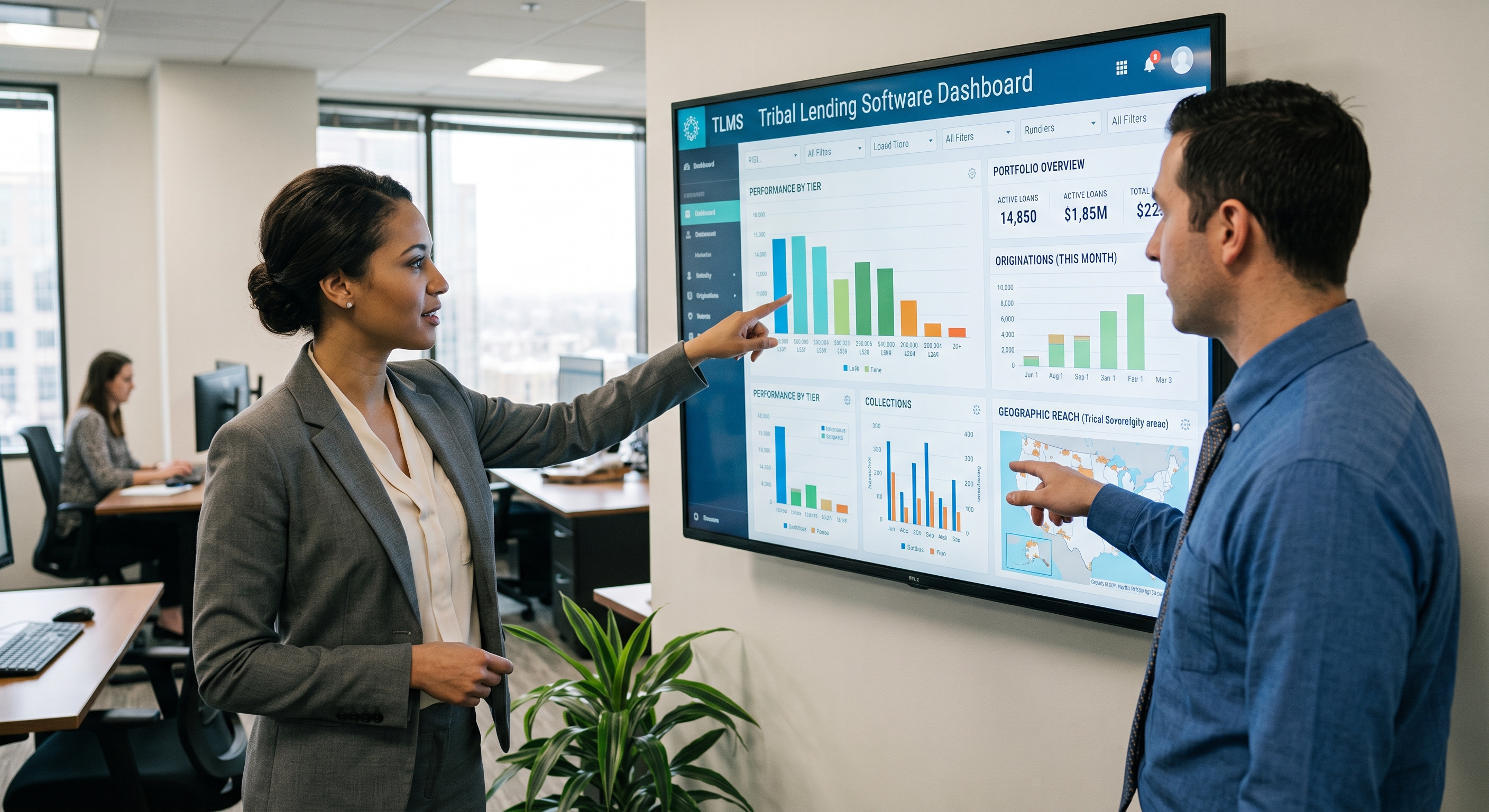 Tribal Lending Software Dashboard
