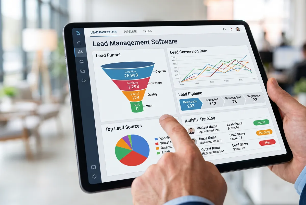 Lead Management Software Dashboard